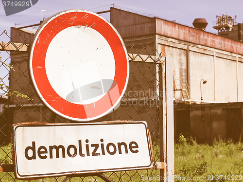 Image of  Demolition picture vintage