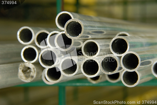 Image of steel pipes