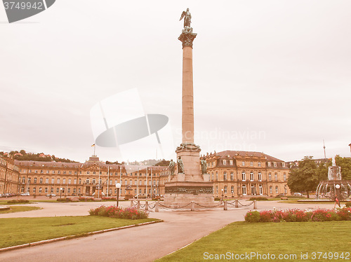 Image of Schlossplatz (Castle square) Stuttgart vintage