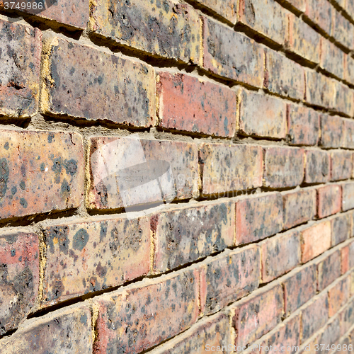 Image of in london   the    abstract    texture of a ancien wall and ruin