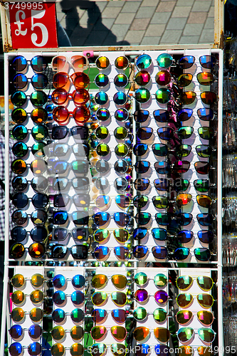 Image of in london glass and sunglasses 