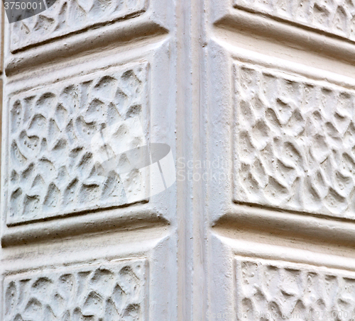 Image of brick in london   the    abstract    texture of a ancien wall an