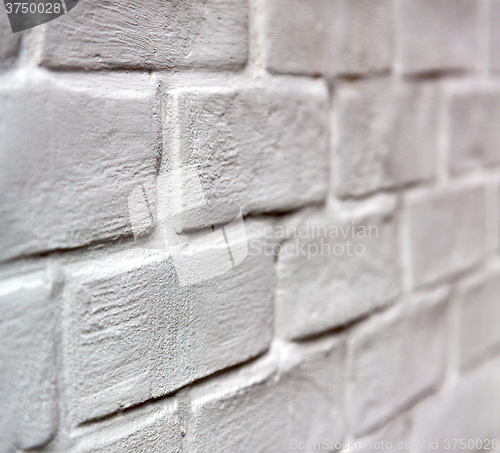 Image of in london abstract    texture of a ancien wall and ruined brick
