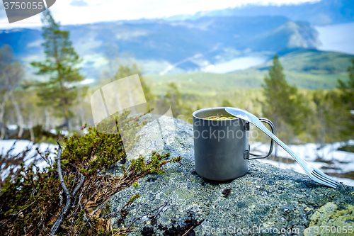 Image of Travel titanium cup