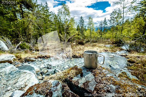 Image of Travel titanium cup