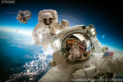 Image of Astronaut in outer space