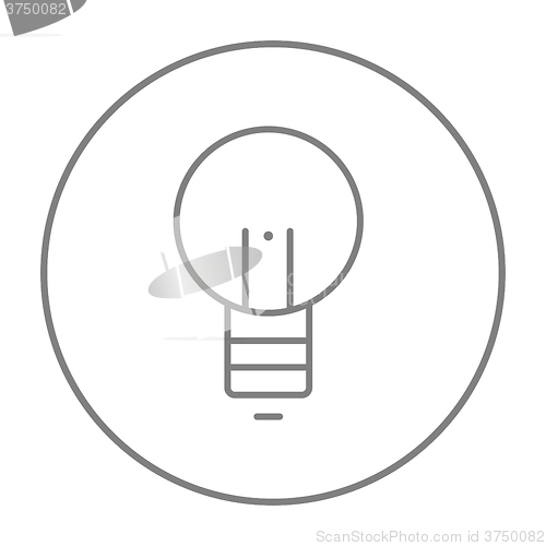 Image of Lightbulb line icon.