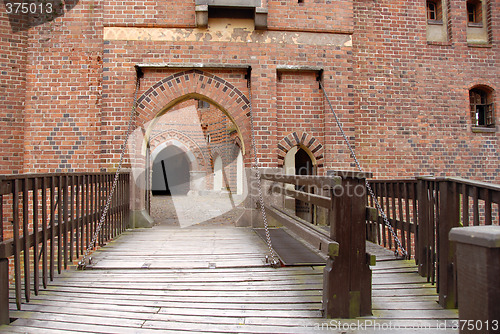 Image of entrance gate of the castle