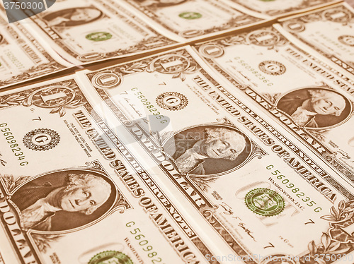 Image of  Dollar notes 1 Dollar vintage