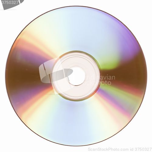 Image of  CD or DVD isolated vintage