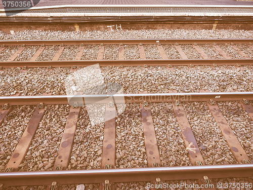 Image of  Railway track vintage