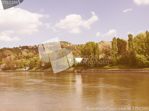 Image of River Po Turin vintage