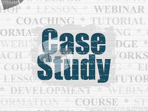 Image of Learning concept: Case Study on wall background