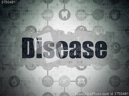 Image of Health concept: Disease on Digital Paper background