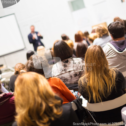 Image of Audience in the lecture hall.