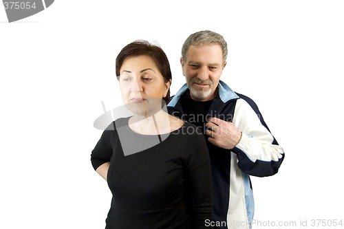 Image of Couple Looking at Something Down