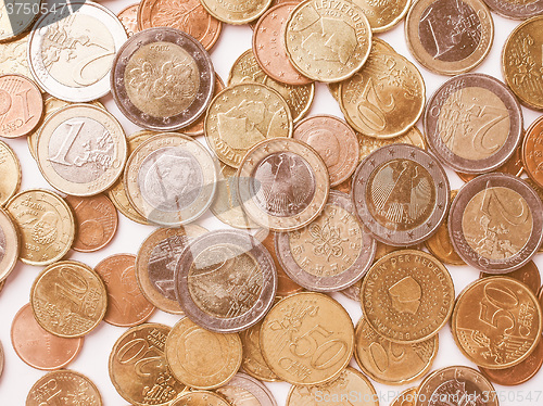 Image of  Euro coins vintage