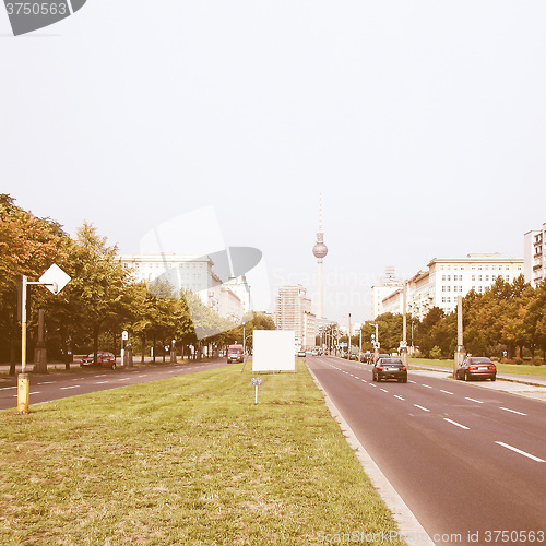 Image of Karl Marx Allee, East Berlin vintage