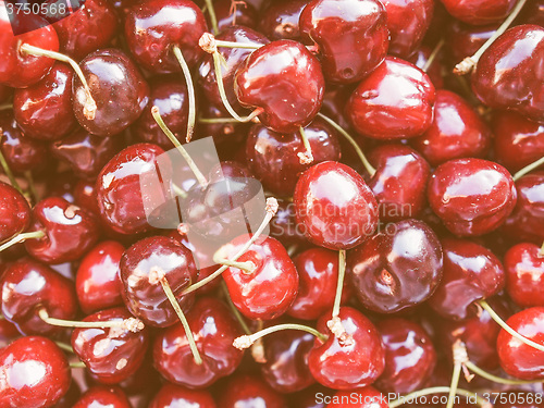 Image of Retro looking Cherry fruit