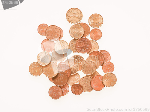 Image of  Euro coins vintage