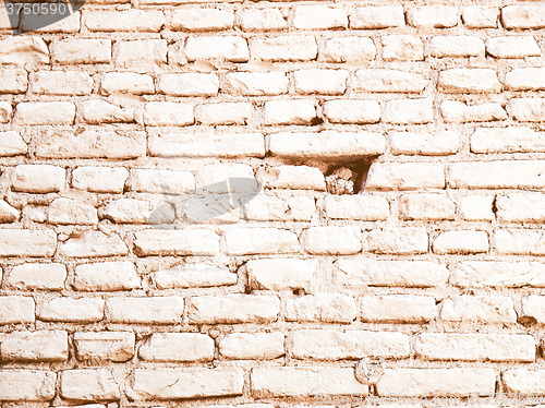 Image of Retro looking White bricks