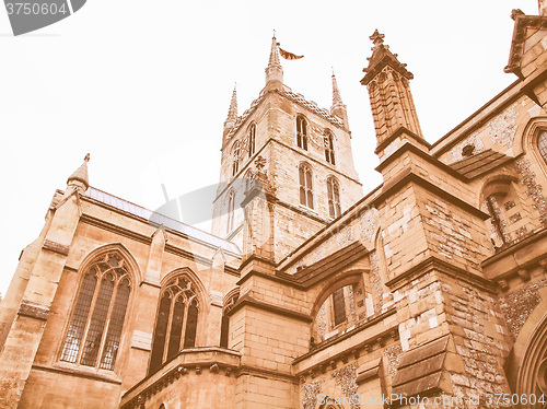 Image of Southwark Cathedral, London vintage