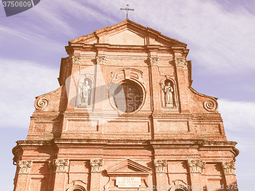 Image of San Pietro Apostolo church, Brusasco vintage