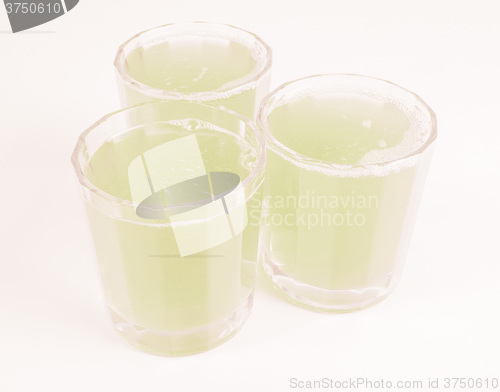 Image of  Green apple juice vintage