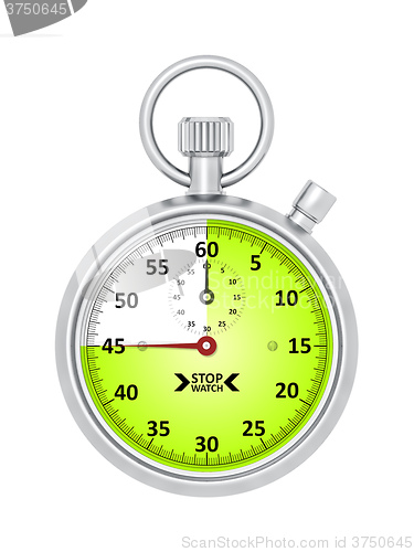 Image of typical stopwatch 45 seconds