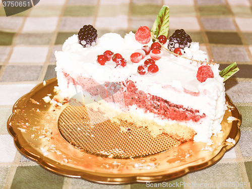 Image of Retro looking Pie cake