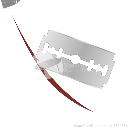 Image of Metalic Razor Blade