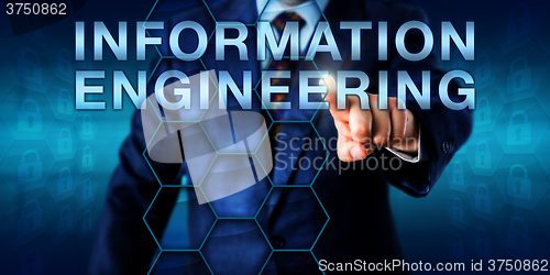 Image of Engineer Pressing INFORMATION ENGINEERING