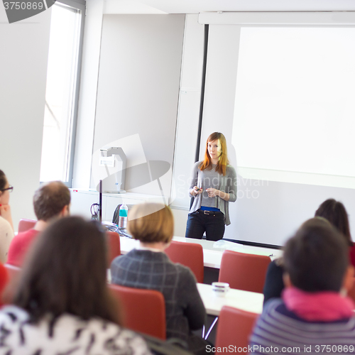 Image of Lecture at university.