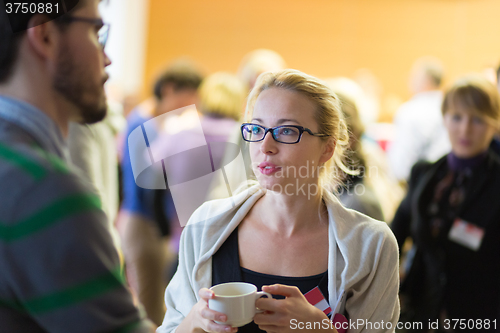 Image of Coffee break at business meeting.