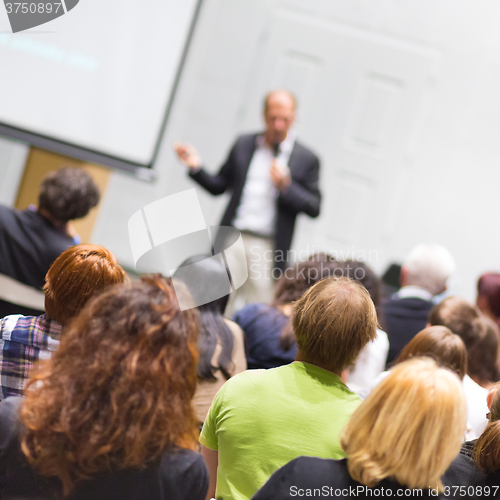 Image of Audience in the lecture hall.