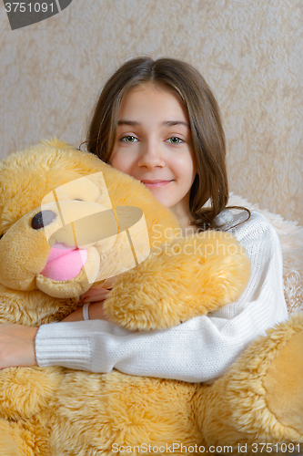 Image of Girl and toy