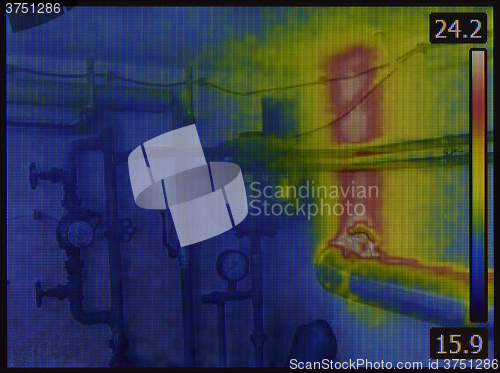 Image of Central Heating System Infrared