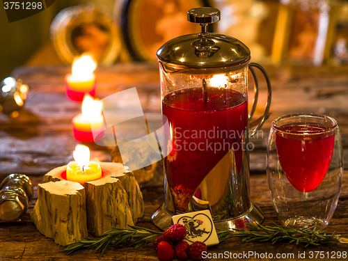 Image of Red herbal and fruit tea