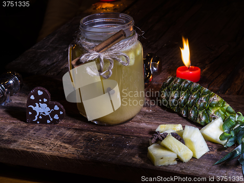 Image of green pineapple tea