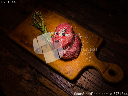 Image of Raw beef steak