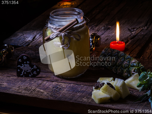 Image of green pineapple tea