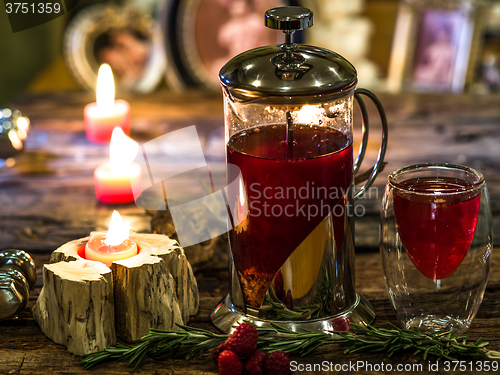 Image of Red herbal and fruit tea