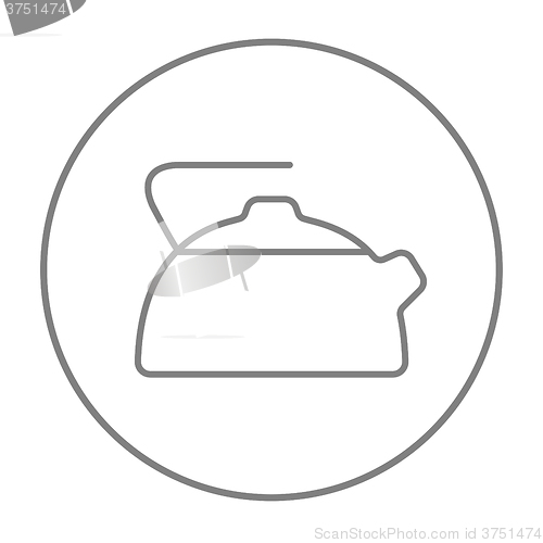 Image of Kettle line icon.
