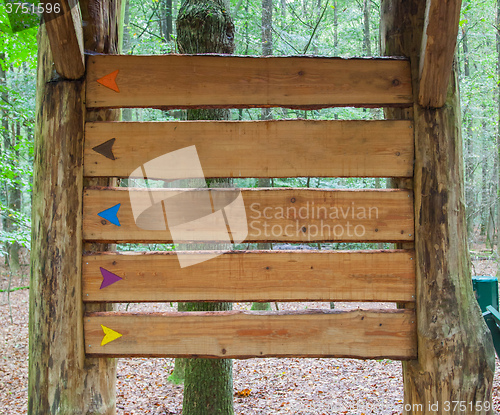 Image of Old weathered wood sign