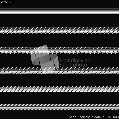Image of Different Metalic Bars