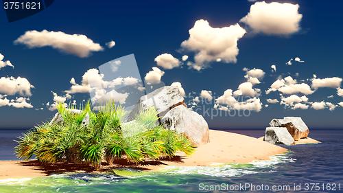 Image of Beautiful tropical island 
