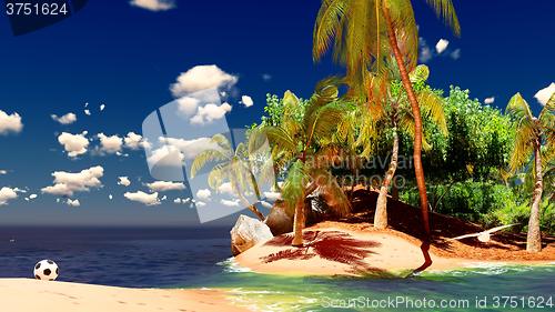 Image of Beautiful tropical island 