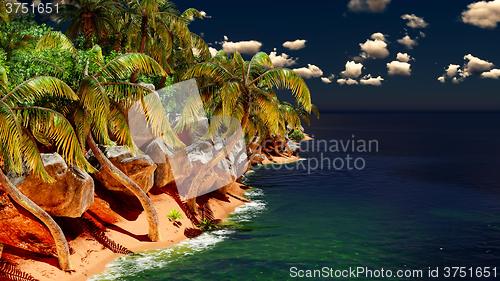 Image of Beautiful tropical island 