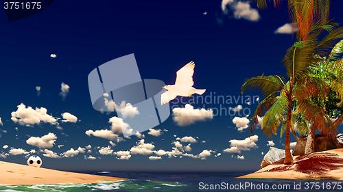 Image of Beautiful tropical island 