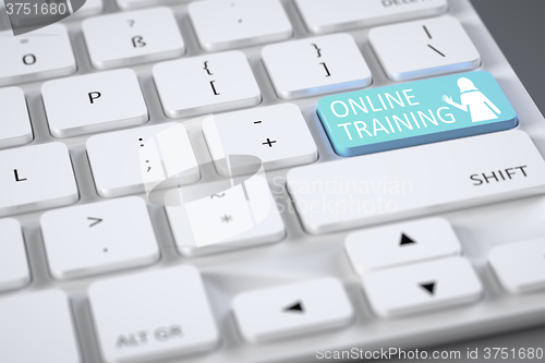 Image of keyboard online training
